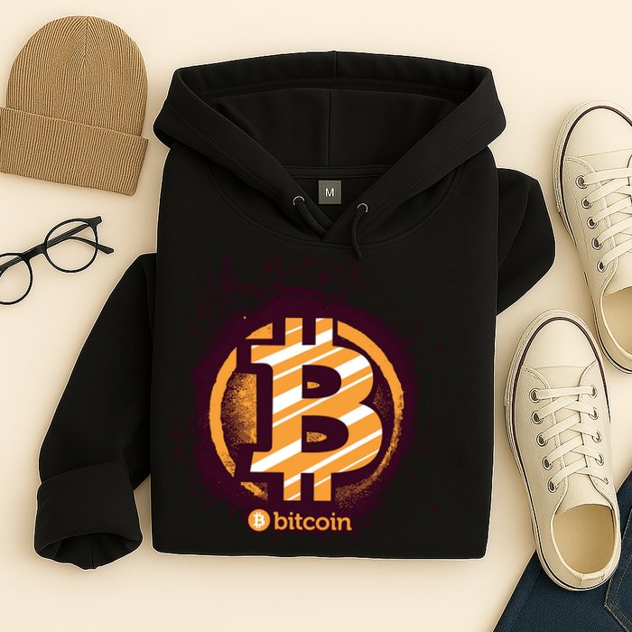 Bitcoin BTC Crypto Cryptocurrency Trader Hoodie