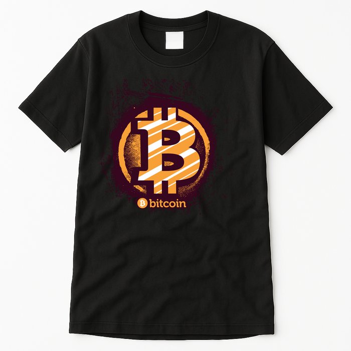 Bitcoin BTC Crypto Cryptocurrency Trader Tall T-Shirt