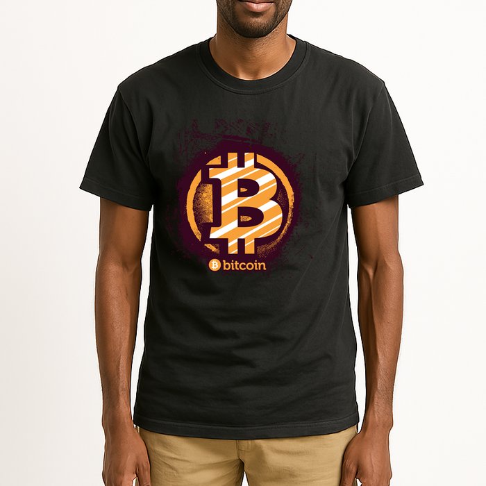 Bitcoin BTC Crypto Cryptocurrency Trader Tall T-Shirt