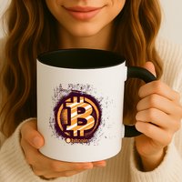 Bitcoin BTC Crypto Cryptocurrency Trader Mug