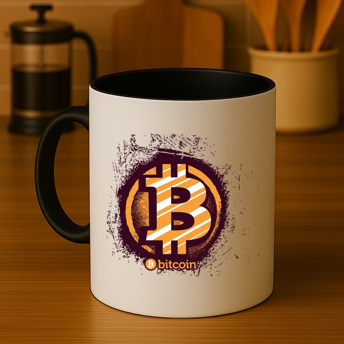 Bitcoin BTC Crypto Cryptocurrency Trader Mug