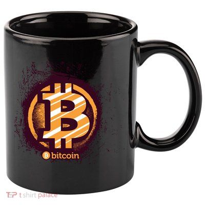 Bitcoin BTC Crypto Cryptocurrency Trader 11oz C Handle Ceramic Mug