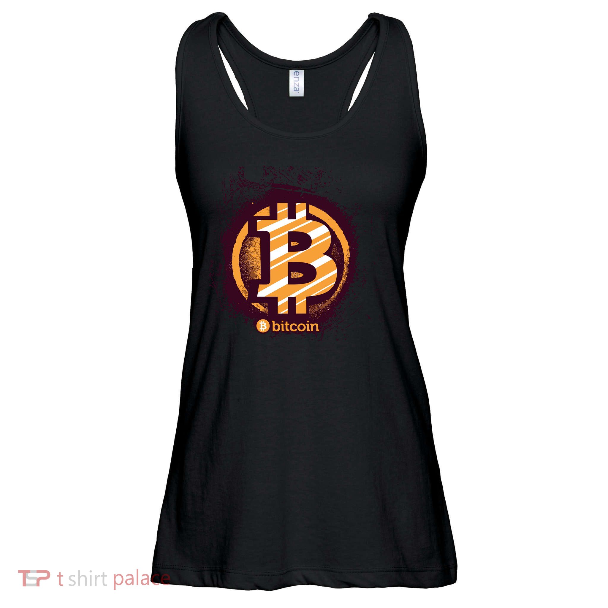 Bitcoin BTC Crypto Cryptocurrency Trader Ladies Essential Flowy Tank