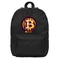 Bitcoin BTC Crypto Cryptocurrency Trader 16 in Basic Backpack