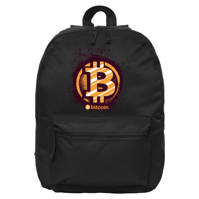 Bitcoin BTC Crypto Cryptocurrency Trader 16 in Basic Backpack