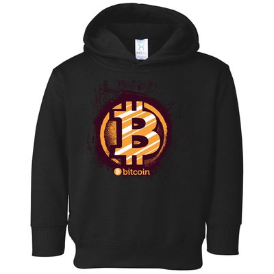 Bitcoin BTC Crypto Cryptocurrency Trader Toddler Hoodie