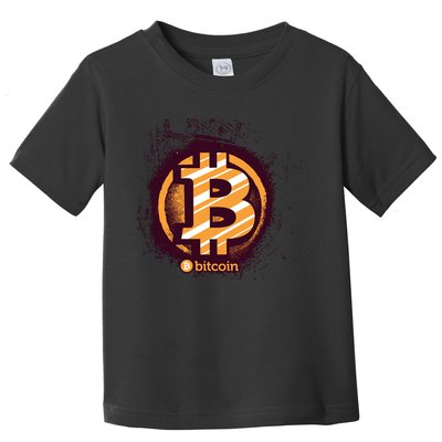 Bitcoin BTC Crypto Cryptocurrency Trader Toddler T-Shirt
