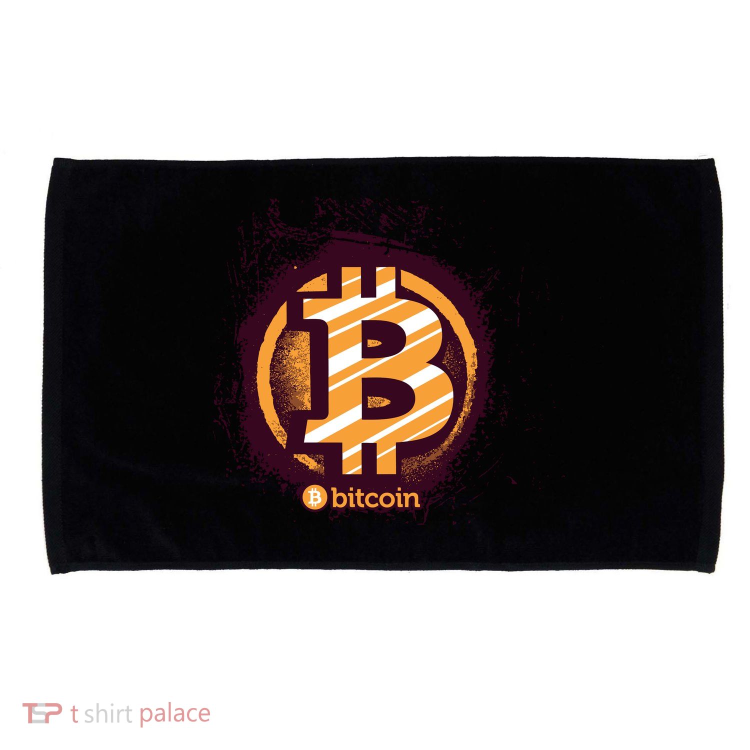 Bitcoin BTC Crypto Cryptocurrency Trader Microfiber Hand Towel