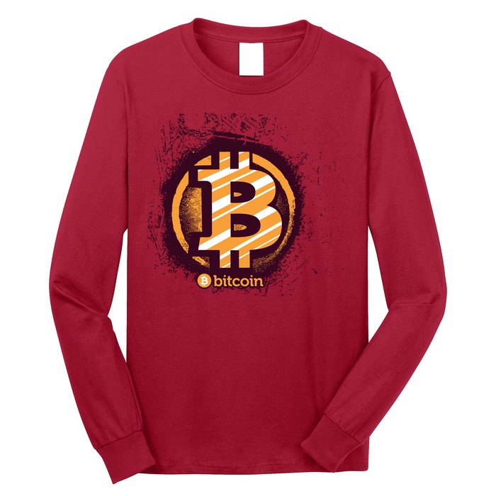 Bitcoin BTC Crypto Cryptocurrency Trader Long Sleeve Shirt