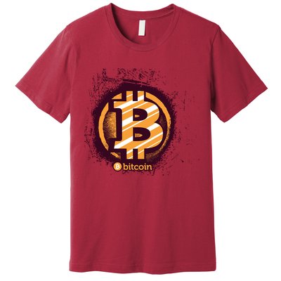 Bitcoin BTC Crypto Cryptocurrency Trader Premium T-Shirt