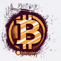Bitcoin BTC Crypto Cryptocurrency Trader Garment-Dyed Sweatshirt