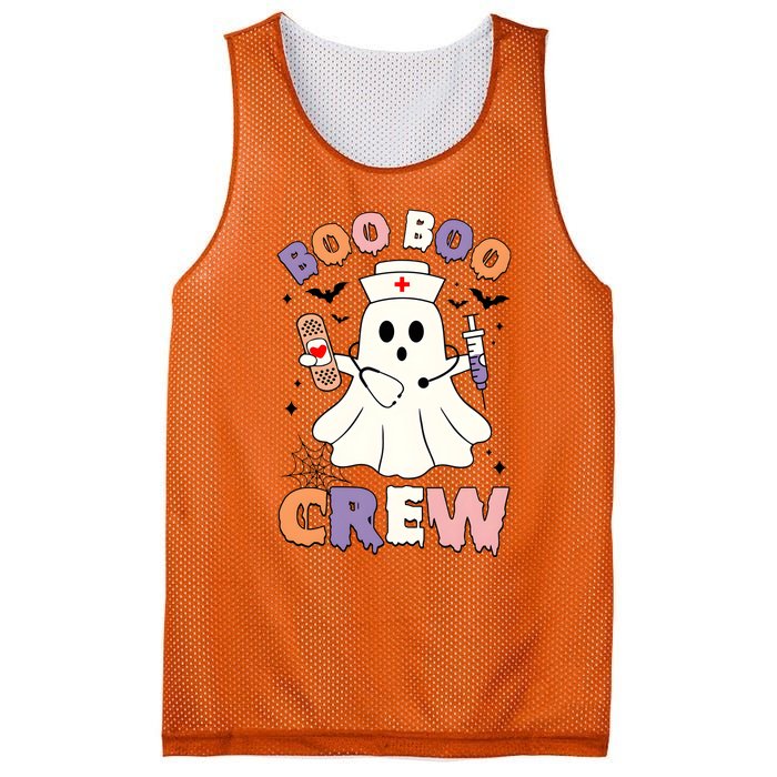 Boo Boo Crew Halloween Nurse Mesh Reversible Basketball Jersey Tank