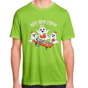 Boo Boo Crew Ghost Halloween Doctor Paramedic Emt Nurse Adult ChromaSoft Performance T-Shirt