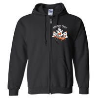 Boo Boo Crew Ghost Halloween Doctor Paramedic Emt Nurse Full Zip Hoodie