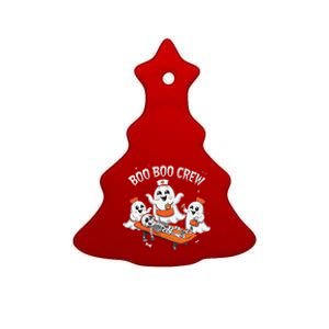 Boo Boo Crew Ghost Halloween Doctor Paramedic Emt Nurse Ceramic Tree Ornament