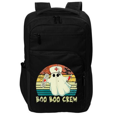 Boo Boo Crew Nurse Halloween Costume Outfit Vintage Impact Tech Backpack