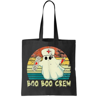 Boo Boo Crew Nurse Halloween Costume Outfit Vintage Tote Bag