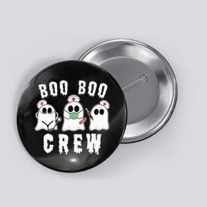 Boo Boo Crew Funny Nurse Halloween Ghost Costume Button