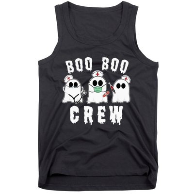 Boo Boo Crew Funny Nurse Halloween Ghost Costume Tank Top