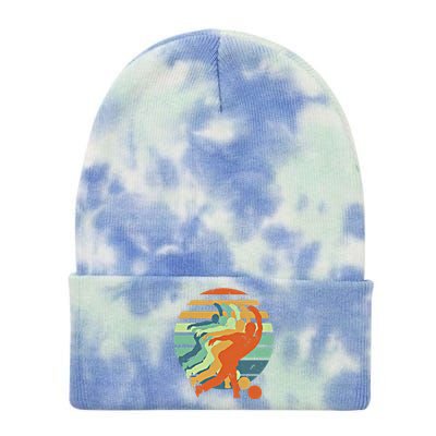 Bowling Bowler Cool Retro Vintage Cute Gift Tie Dye 12in Knit Beanie