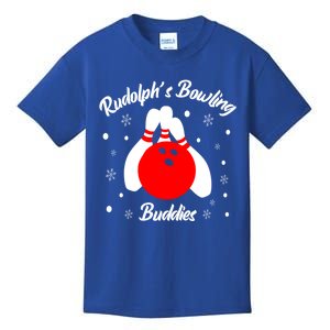 Bowling Buddies Christmas Funny Bowling Lover Xmas Bowler Meaningful Gift Kids T-Shirt