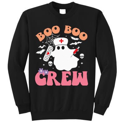 Boo Boo Crew quote Nurse cool Halloween Nurse Costume Sweatshirt