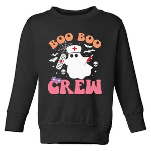 Boo Boo Crew quote Nurse cool Halloween Nurse Costume Toddler Sweatshirt