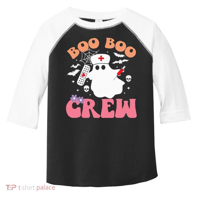 Boo Boo Crew quote Nurse cool Halloween Nurse Costume Toddler Fine Jersey T-Shirt