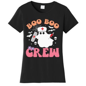 Boo Boo Crew quote Nurse cool Halloween Nurse Costume Women's T-Shirt