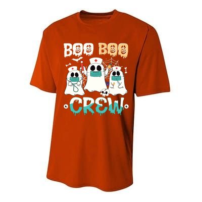 Boo Boo Crew Nurse Halloween Ghost Costume Performance Sprint T-Shirt