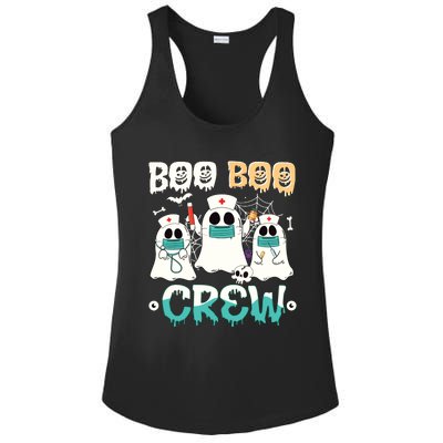 Boo Boo Crew Nurse Halloween Ghost Costume Ladies PosiCharge Competitor Racerback Tank