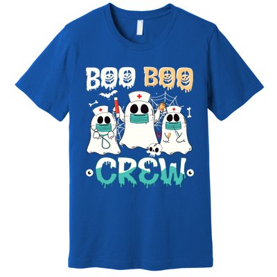 Boo Boo Crew Nurse Halloween Ghost Costume Premium T-Shirt