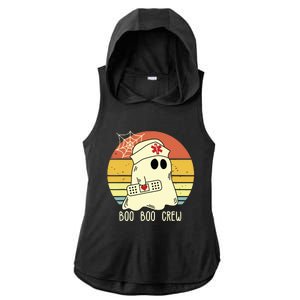 Boo Boo Crew Nurse Shirts Halloween Nurse Ladies PosiCharge Tri-Blend Wicking Draft Hoodie Tank