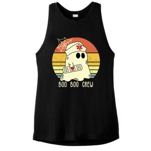 Boo Boo Crew Nurse Shirts Halloween Nurse Ladies PosiCharge Tri-Blend Wicking Tank