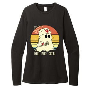 Boo Boo Crew Nurse Shirts Halloween Nurse Womens CVC Long Sleeve Shirt