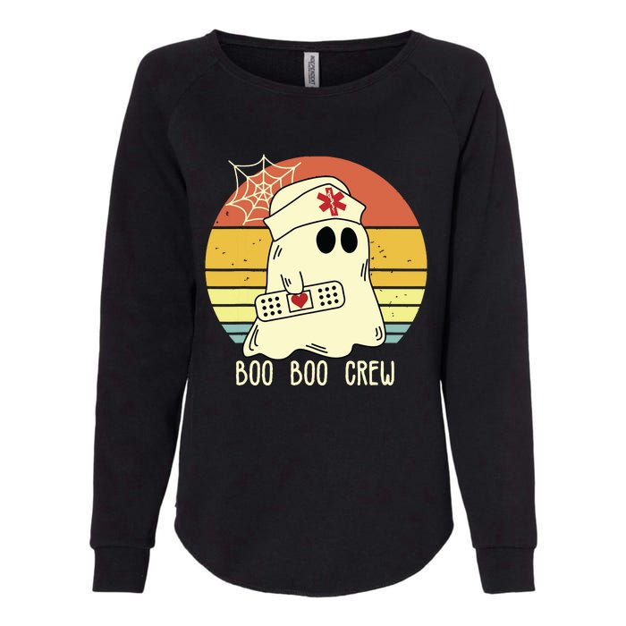 Boo Boo Crew Nurse Shirts Halloween Nurse Womens California Wash Sweatshirt