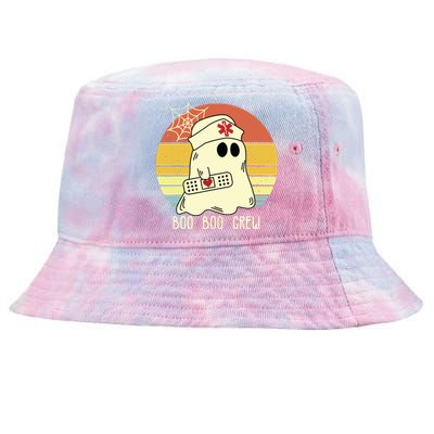 Boo Boo Crew Nurse Shirts Halloween Nurse Tie-Dyed Bucket Hat