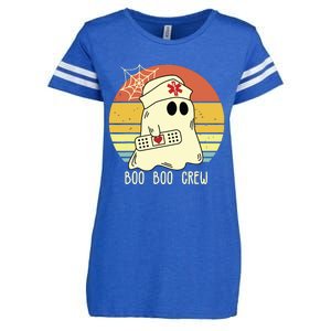 Boo Boo Crew Nurse Shirts Halloween Nurse Enza Ladies Jersey Football T-Shirt