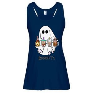 Boorista Boo Coffee Halloween Spooky Ghost Coffee Barista Ladies Essential Flowy Tank