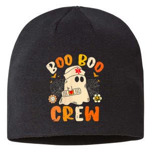 Boo Boo Crew Ghost Halloween Paramedic Sustainable Beanie