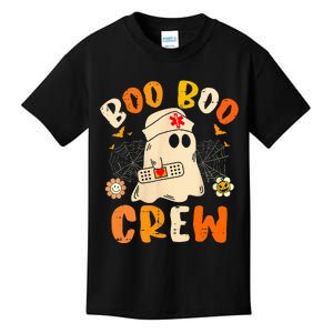 Boo Boo Crew Ghost Halloween Paramedic Kids T-Shirt