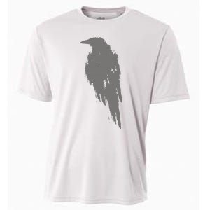 Beautiful Black Crow Raven Bird Watch. Birds Silhouette Cooling Performance Crew T-Shirt