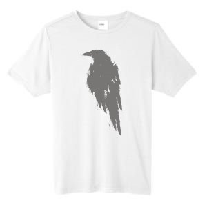 Beautiful Black Crow Raven Bird Watch. Birds Silhouette Tall Fusion ChromaSoft Performance T-Shirt