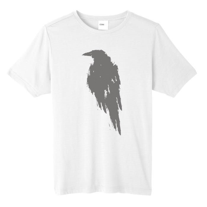 Beautiful Black Crow Raven Bird Watch. Birds Silhouette Tall Fusion ChromaSoft Performance T-Shirt