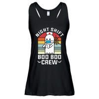 Boo Boo Crew Funny Nurse Halloween Cute Ghost Costume Gift Ladies Essential Flowy Tank