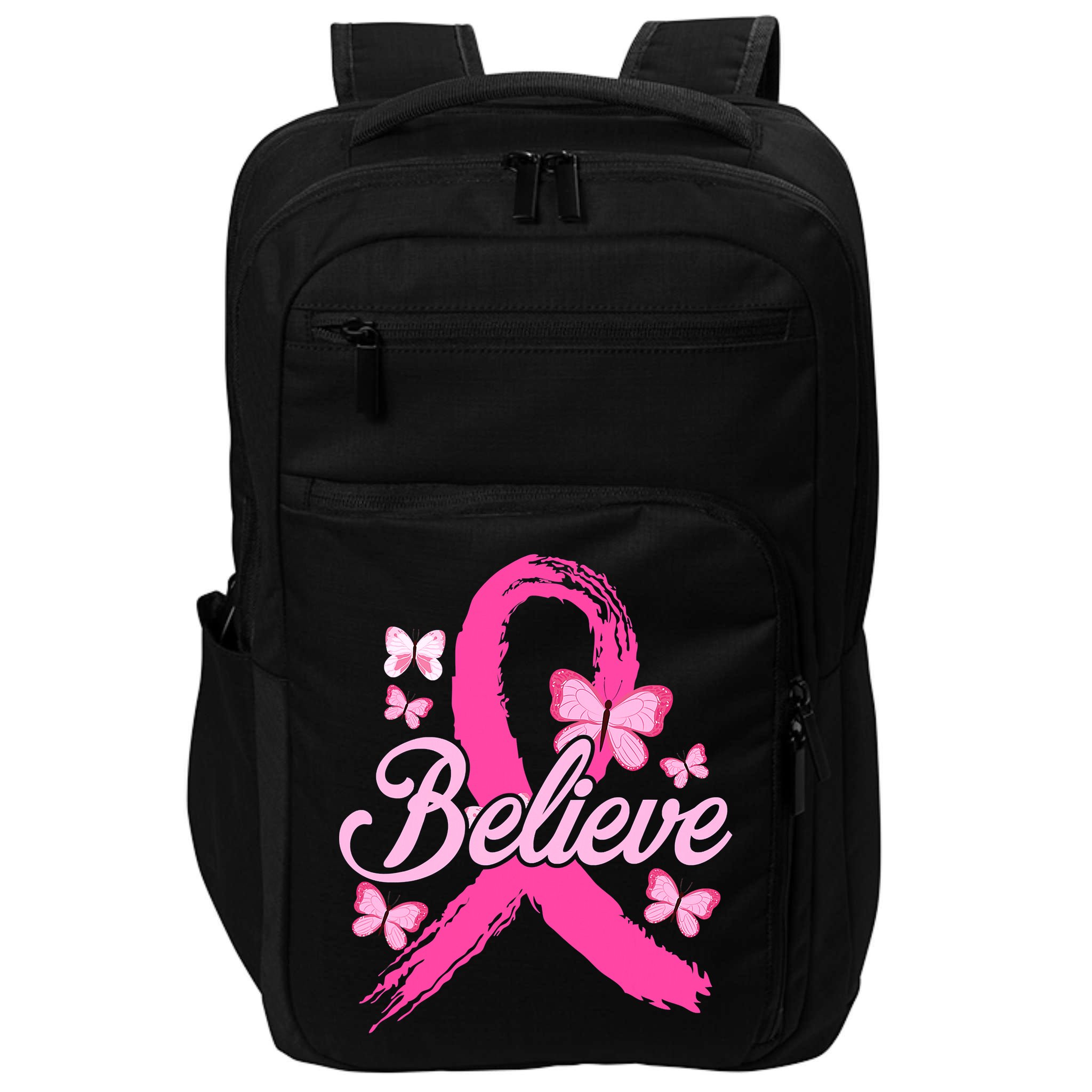 Believe Breast Cancer Awareness Month Breast Cancer Impact Tech Backpack