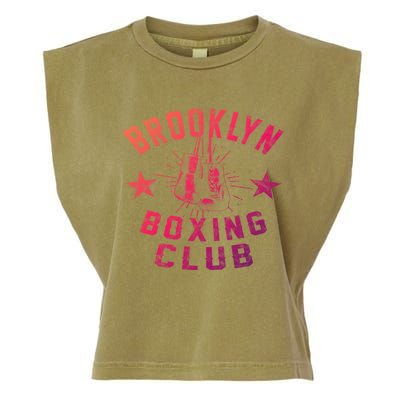 Brooklyn Boxing Club Vintage Distressed Boxing Gift Garment-Dyed Women's Muscle Tee