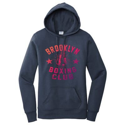 Brooklyn Boxing Club Vintage Distressed Boxing Gift Women's Pullover Hoodie