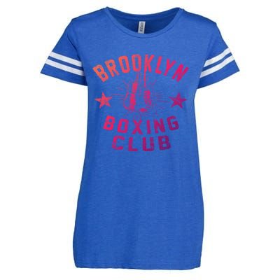 Brooklyn Boxing Club Vintage Distressed Boxing Gift Enza Ladies Jersey Football T-Shirt