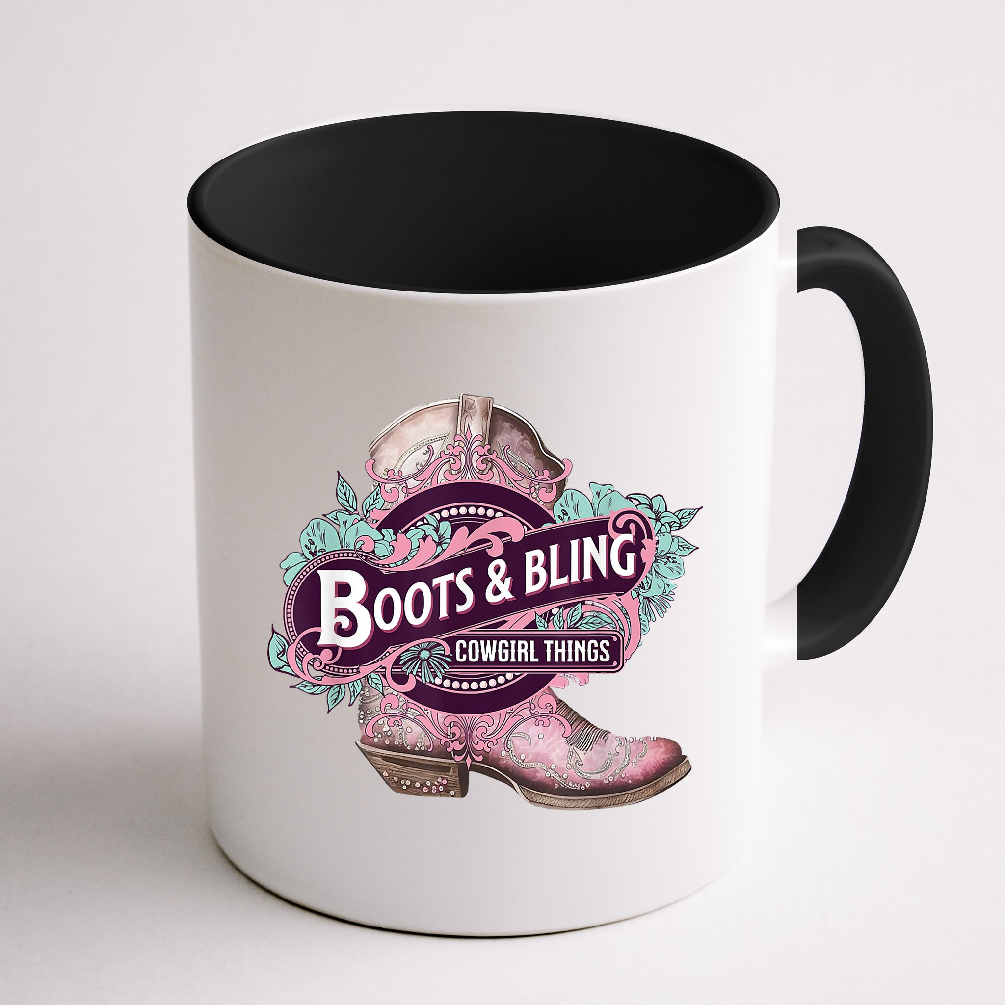 Boots & Bling Cowgirl Things Cute Western Country Rodeo Mug